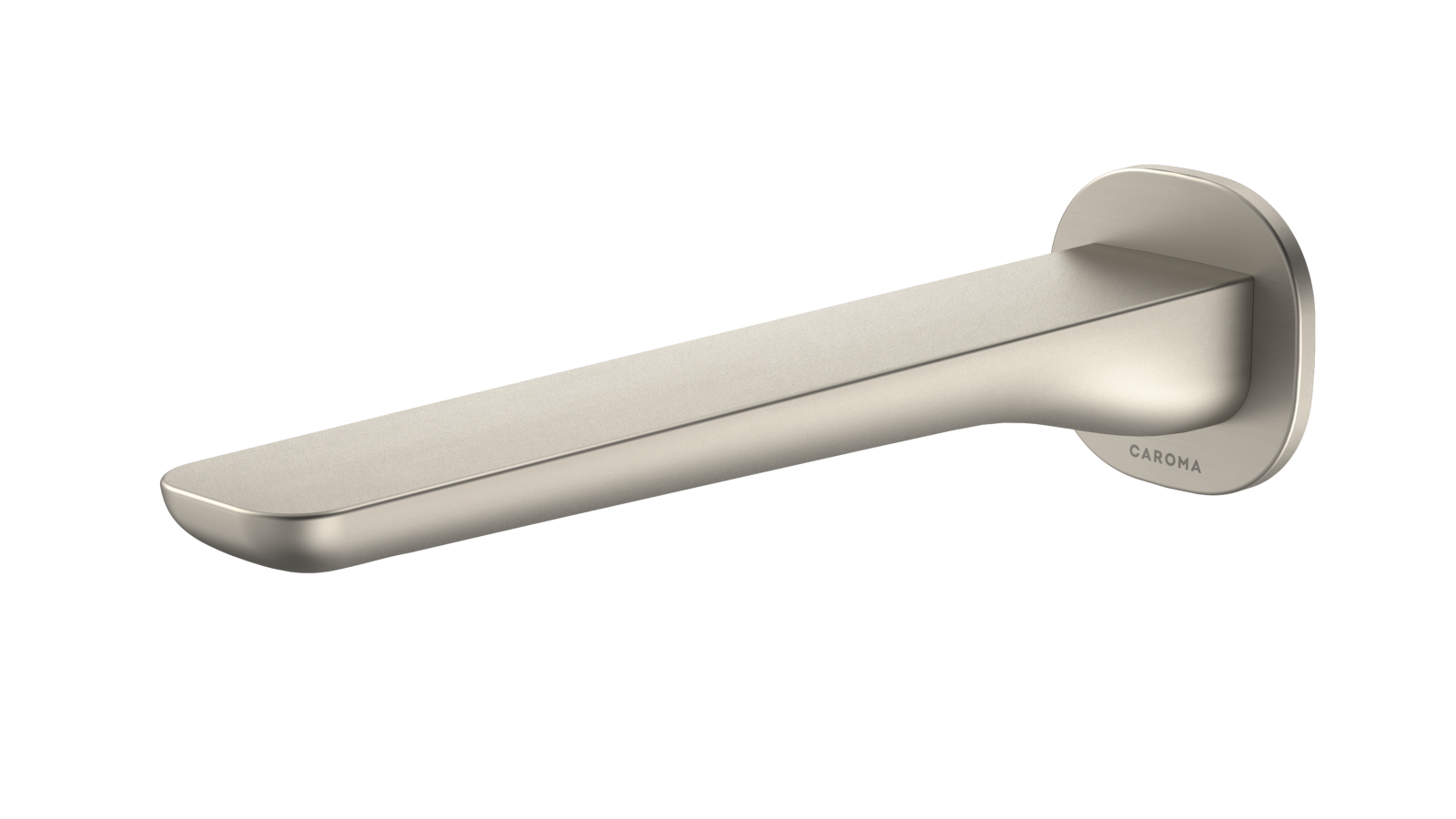 Caroma Contura II Low Lead Wall 220mm Basin/Bath Outlet - Brushed Nickel