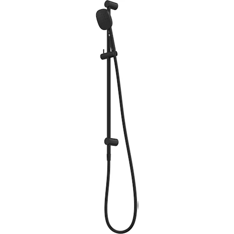 Caroma Contura II Rail Shower - Matte Black