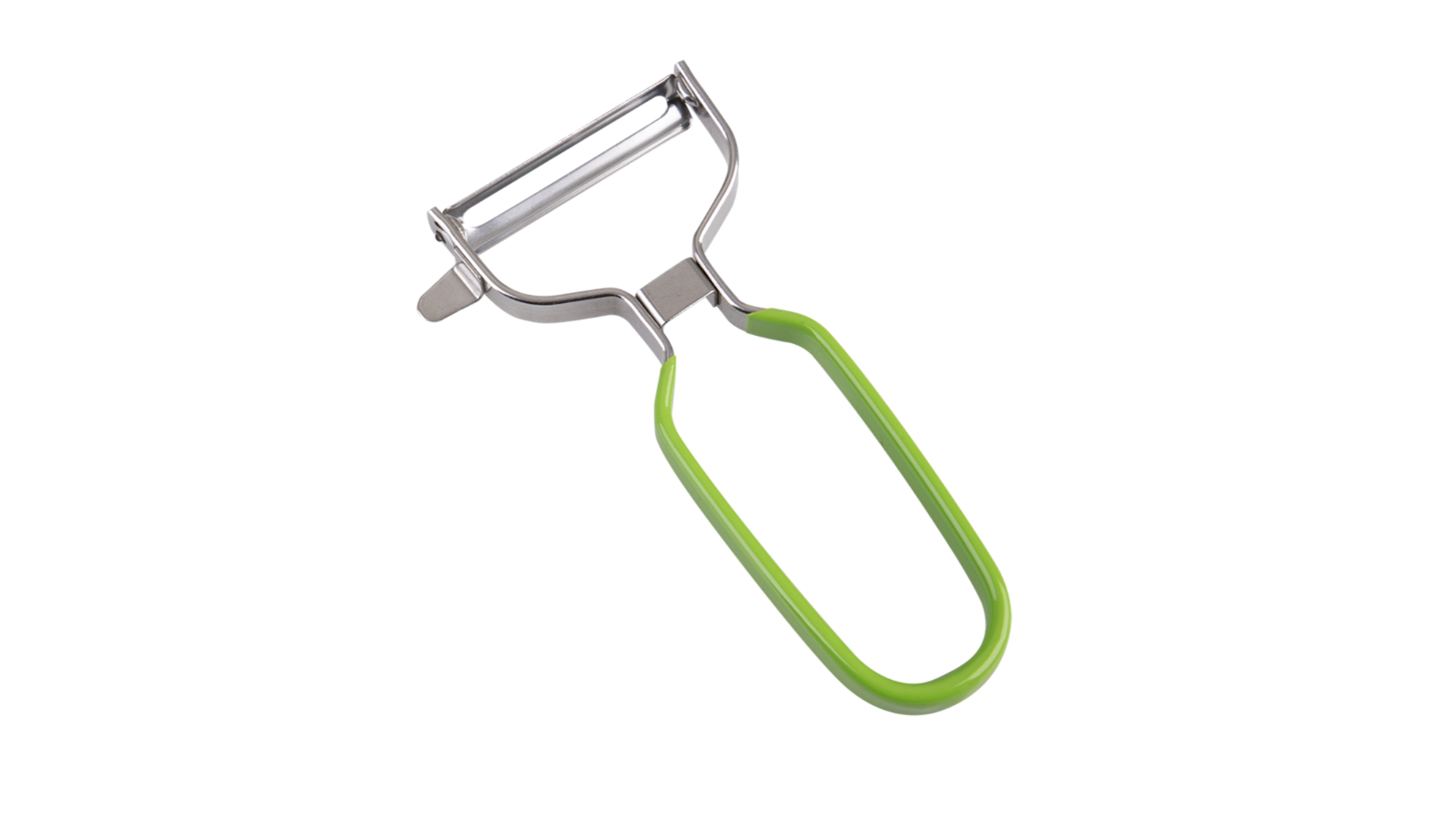 Appetito Stainless Steel Julienne Y-Peeler Kitchen Prep Tool - Green