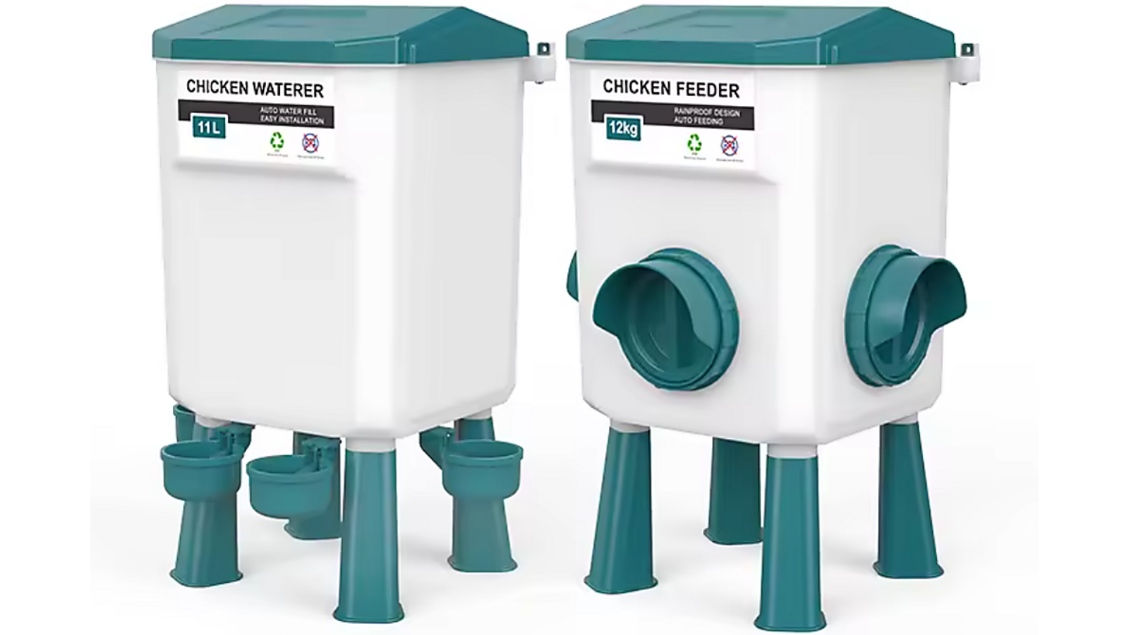Randy and Travis Machinery Chicken Feeder/Water - 11 Litre