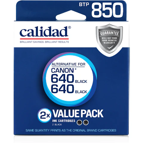 Calidad Canon PG-640 Black Twin Pack