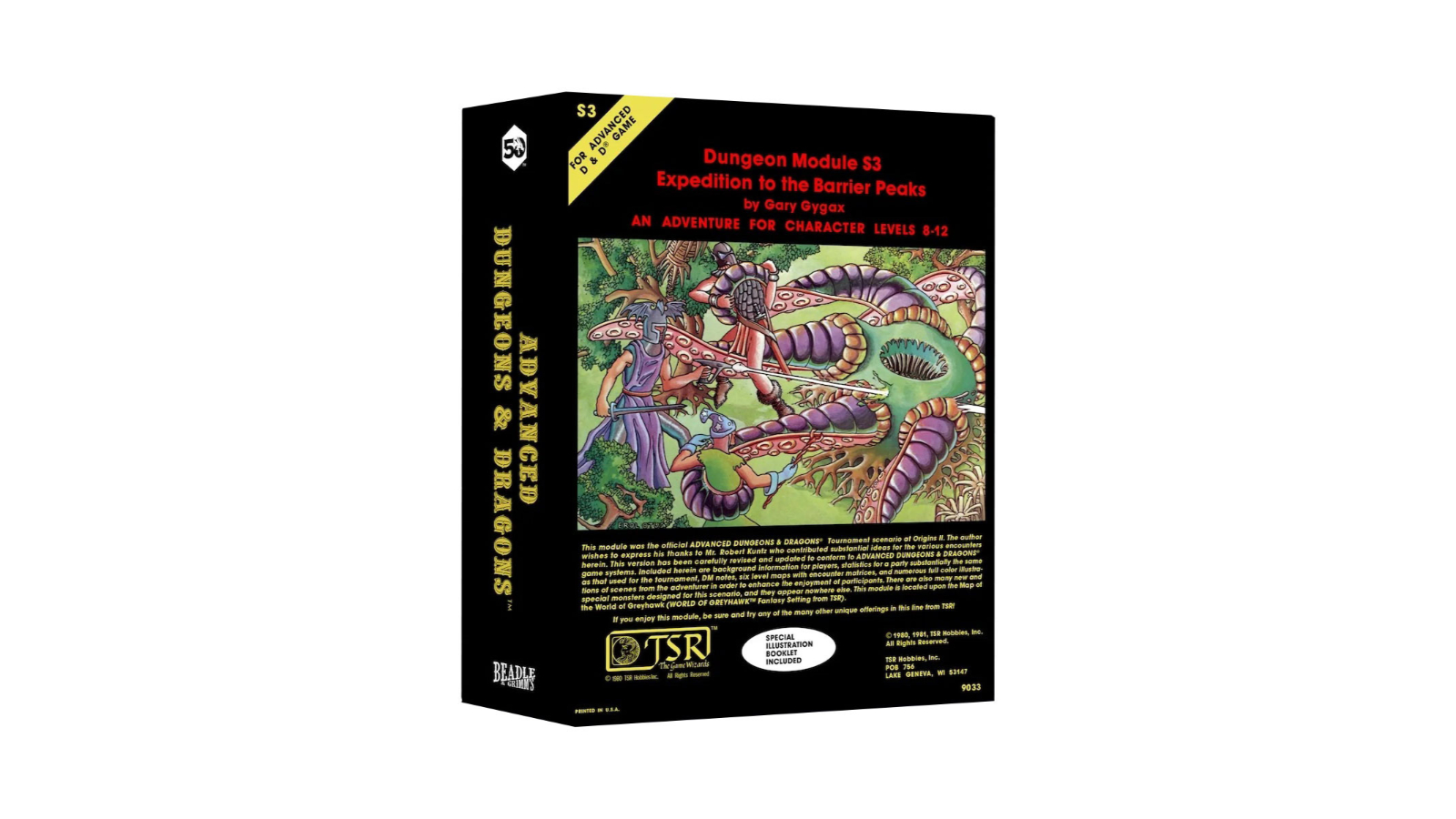 Dungeons & Dragons Beadle and Grimm's Classic Module Collection Expedition to Barrier Peaks Dice Set