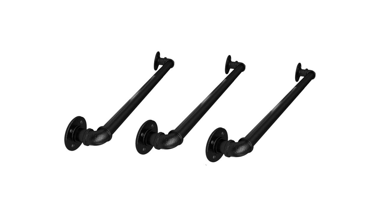 Randy and Travis Machinery 3metre Staircase Banister Handrail + Installation Kit - Set of 3
