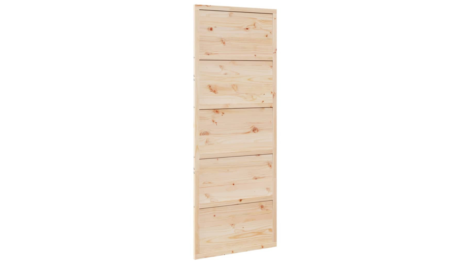 vidaXL Solid Pinewood Barn Door - 80 x 208cm