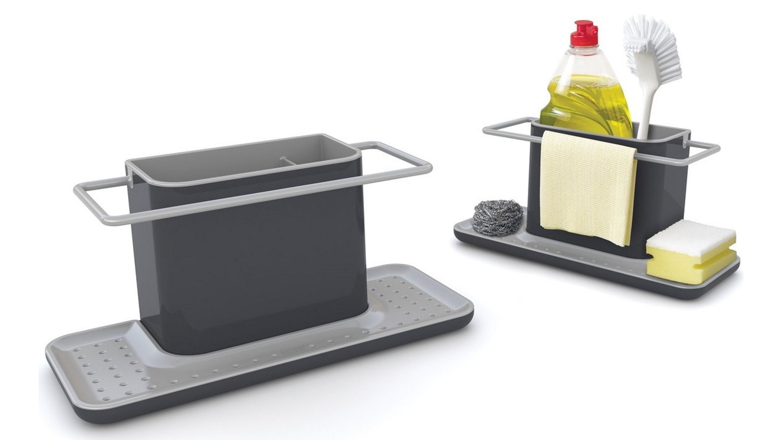 Joseph Joseph Caddy Large Kitchen Sink Tidy - Grey