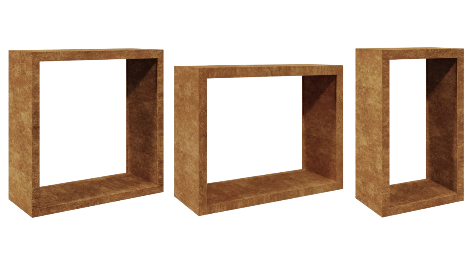 vidaXL Steel Weathering Firewood Rack