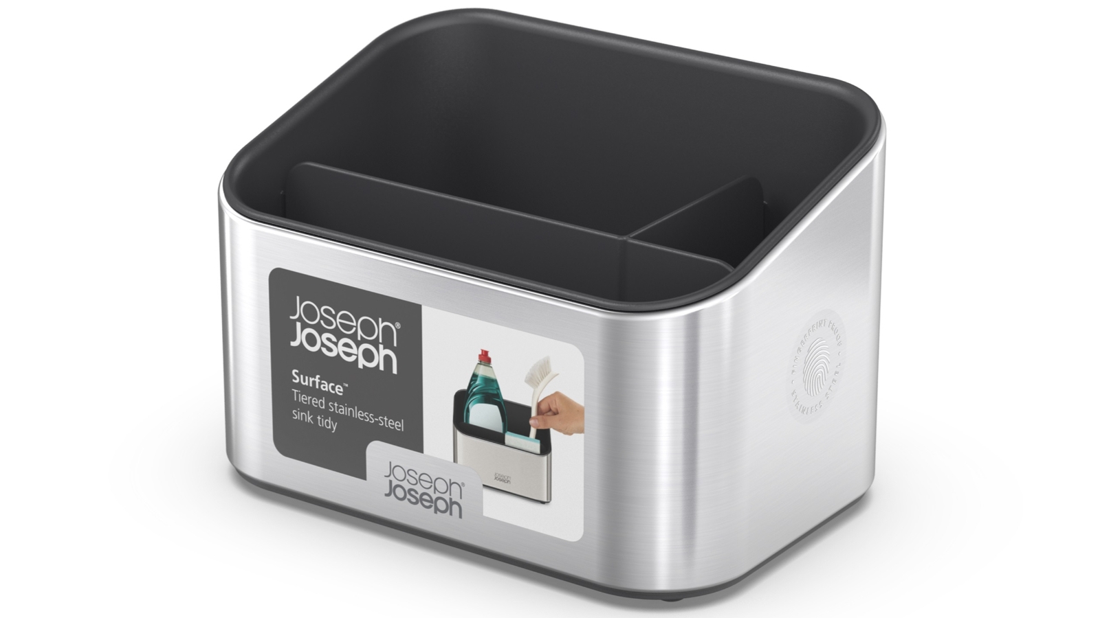 Joseph Joseph Surface Tiered Sink Tidy - Grey