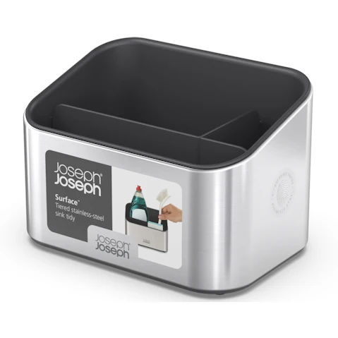 Joseph Joseph Surface Tiered Sink Tidy - Grey