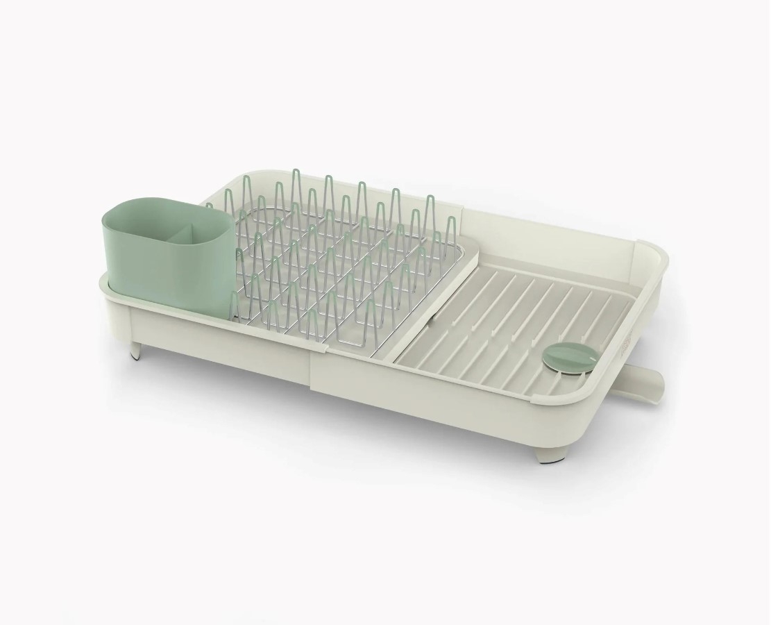 Joseph Joseph Extend Dish Rack - Light Stone/Sage