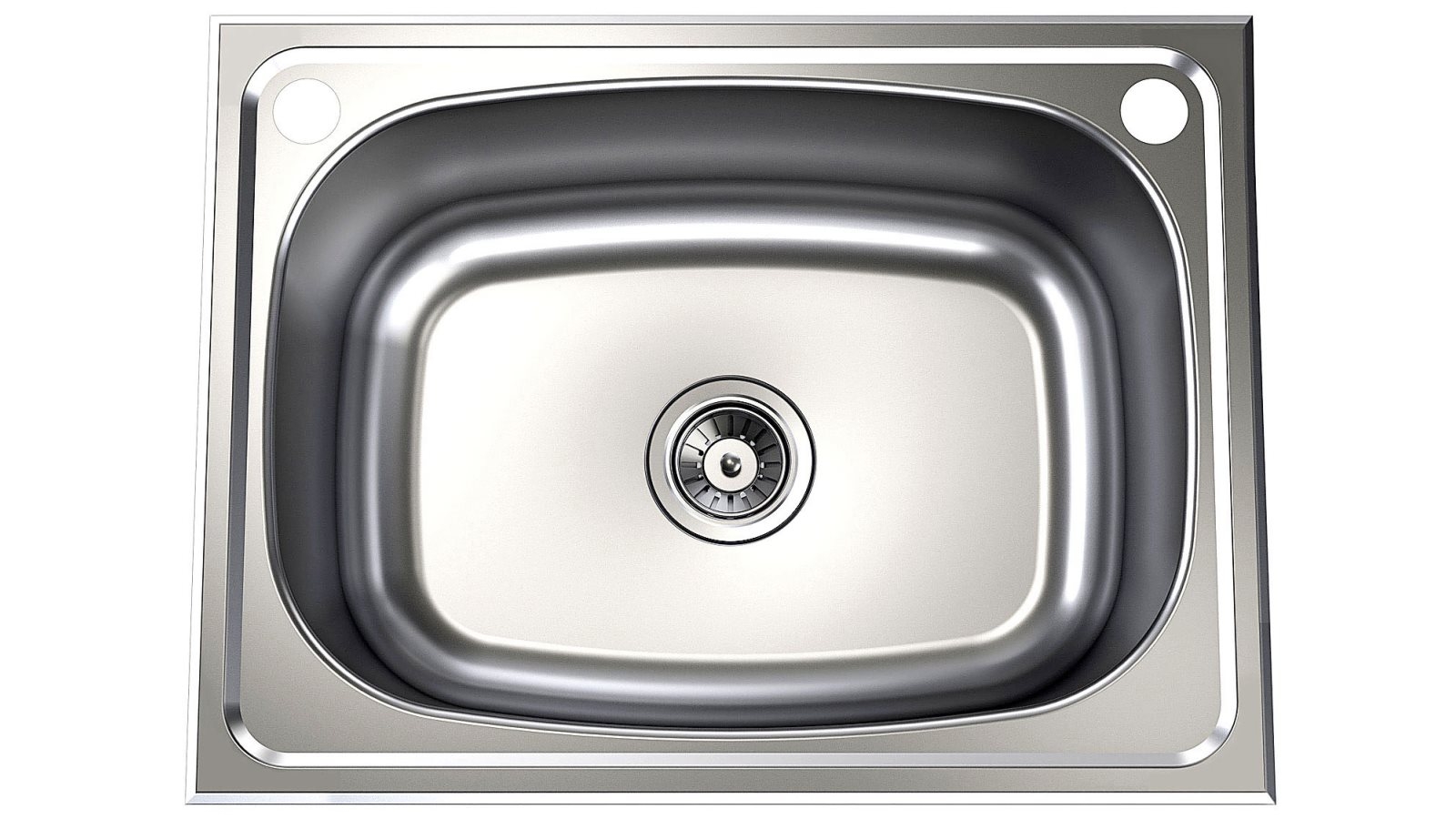 Clark Single 45L 2 Tap Holes Laundry Tub with By-Pass