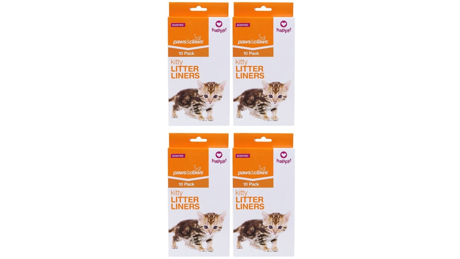 Paws and Claws Kitty Litter Liners Pack of 40 Harvey Norman