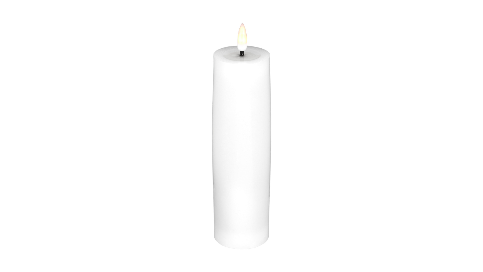 Maxwell and Williams Natural Lets Get Lit LED Flameless Candle - 5.5 x17cm