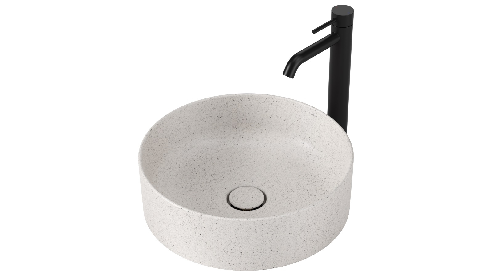 Caroma Liano II 400mm Round Above Counter Basin - Matte Speckled
