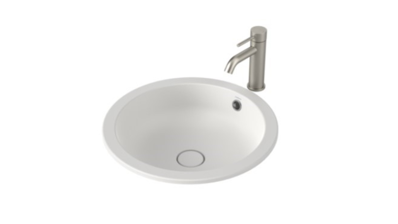 Caroma Liano II 440mm Round Above Counter Basin - Matte White 