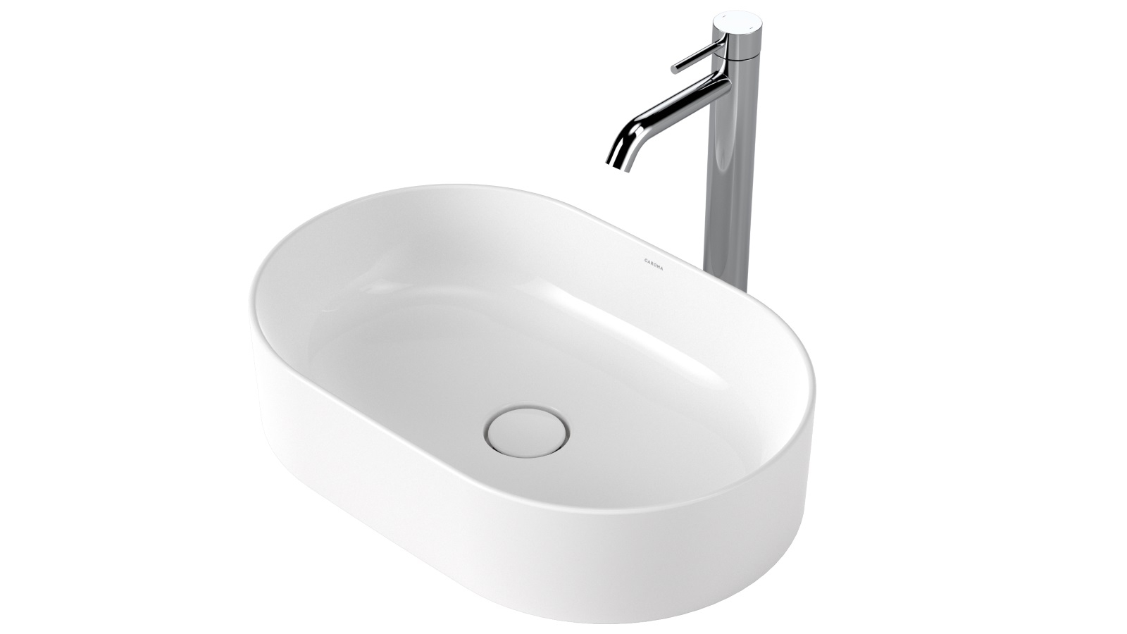 Caroma Liano II 530mm Pill Above Counter Basin – White