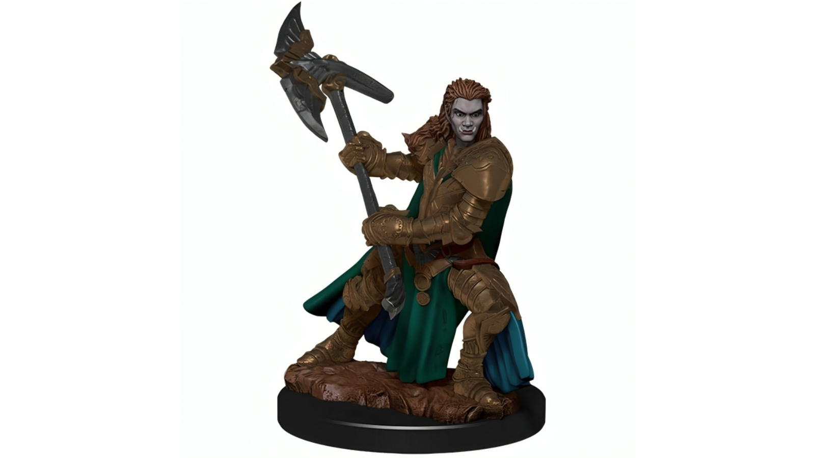 Gaming Dungeons and Dragons HalfOrc Fighter Female Miniature Harvey