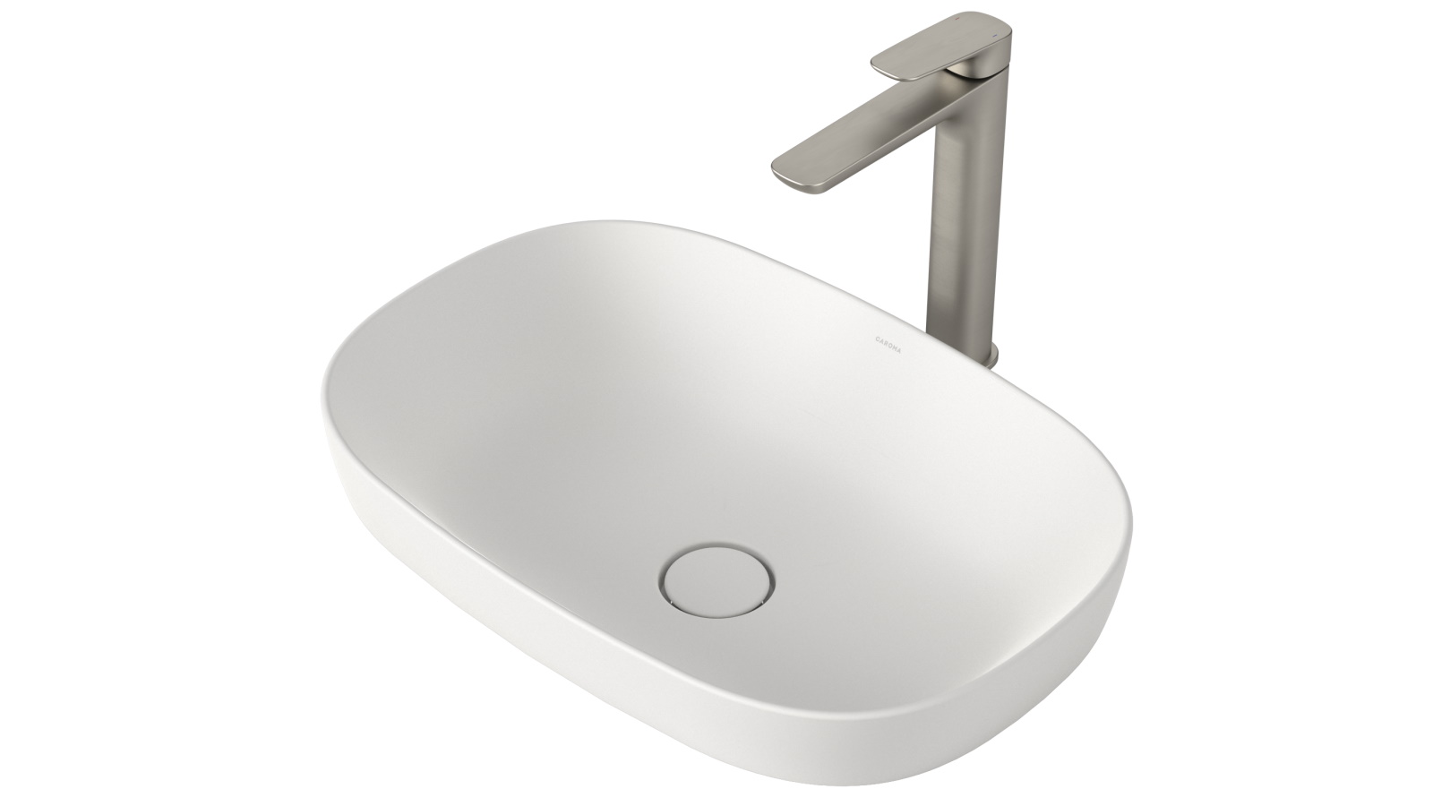Caroma Contura II 530mm Inset Basin - Matte White