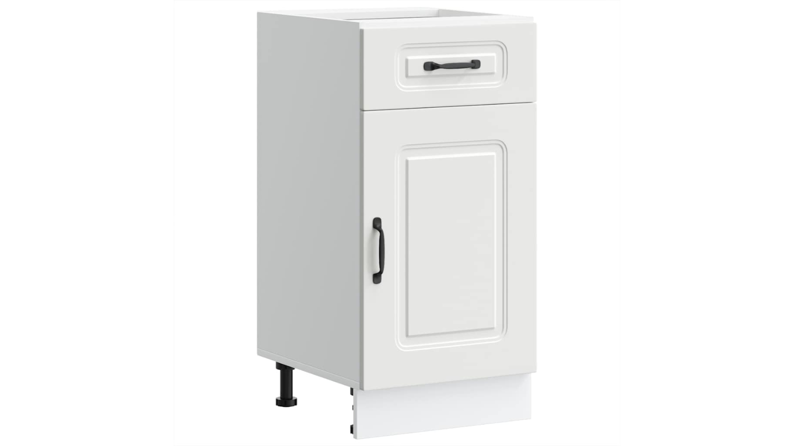 vidaXL White Kalmar Durable Engineered Wood Kitchen Base Cabinet
