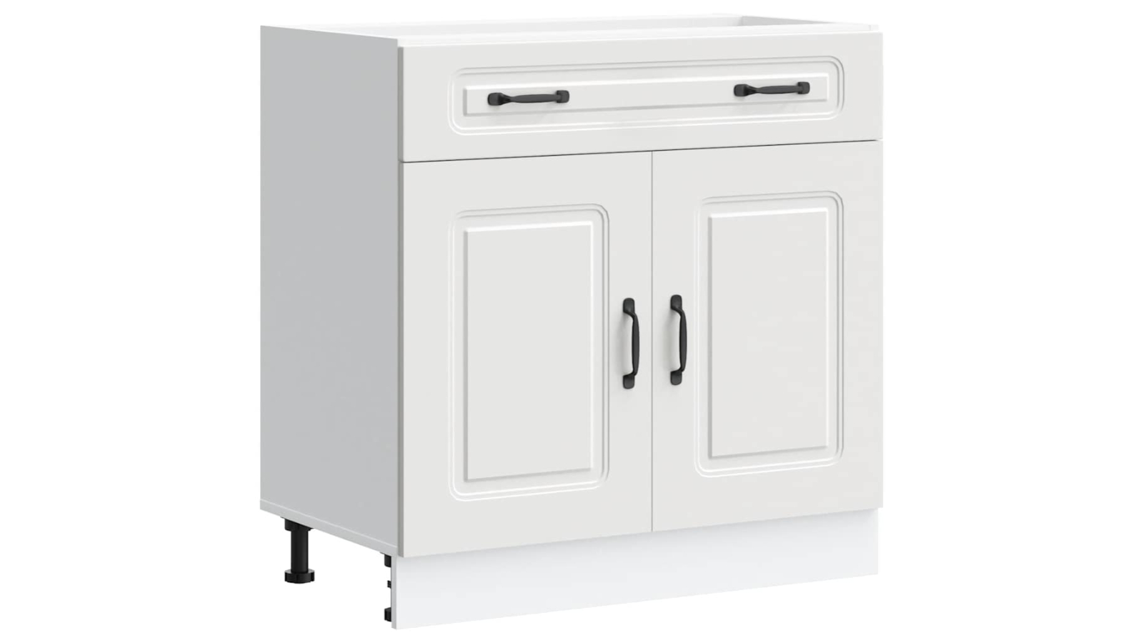 vidaXL Kalmar Engineered Wood White Kitchen Base Cabinet