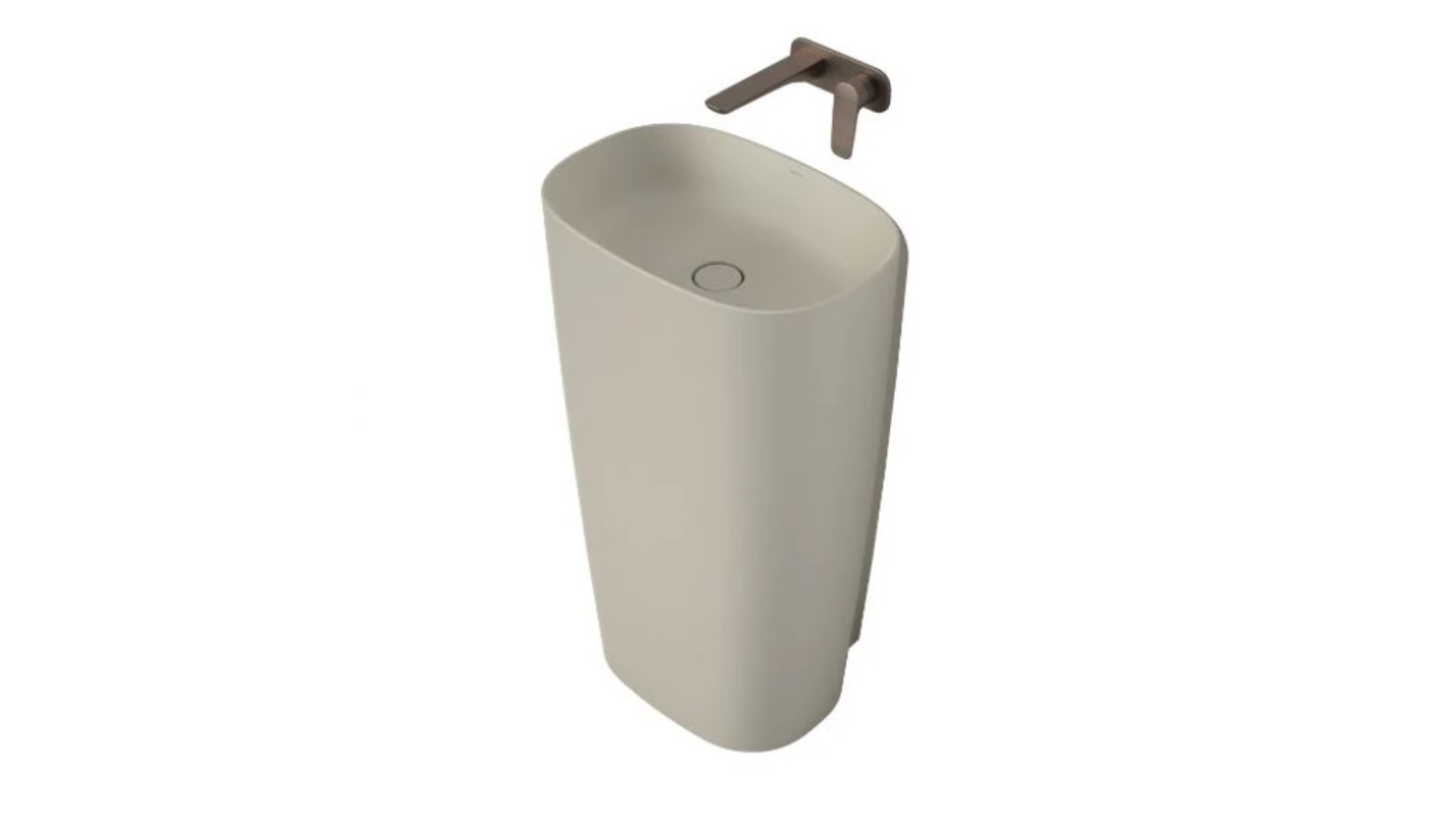 Caroma Contura II 530mm Freestanding Basin - Matte Clay 