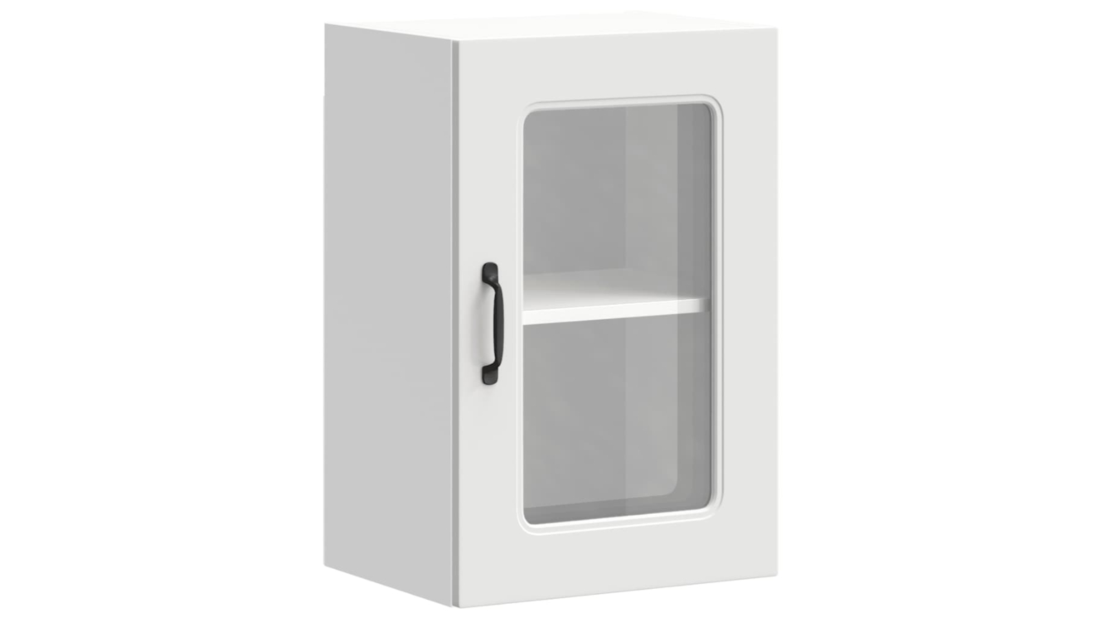vidaXL Kalmar Engineered Wood Kitchen Wall Cabinet with Glass Door