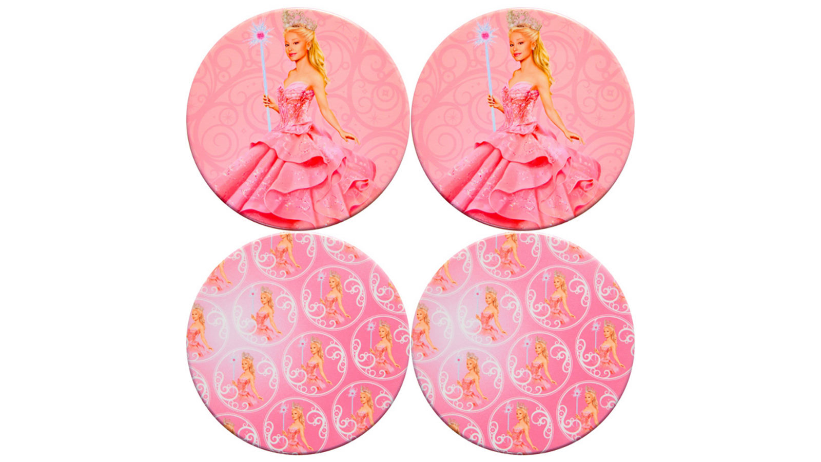 Maxwell and Williams 10cm Set Of 4 Wicked Magical Ceramic Coasters - Glinda