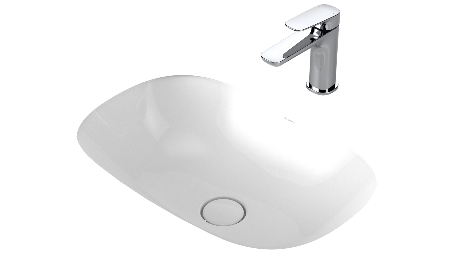 Caroma Contura II Under Counter Basin - Gloss White