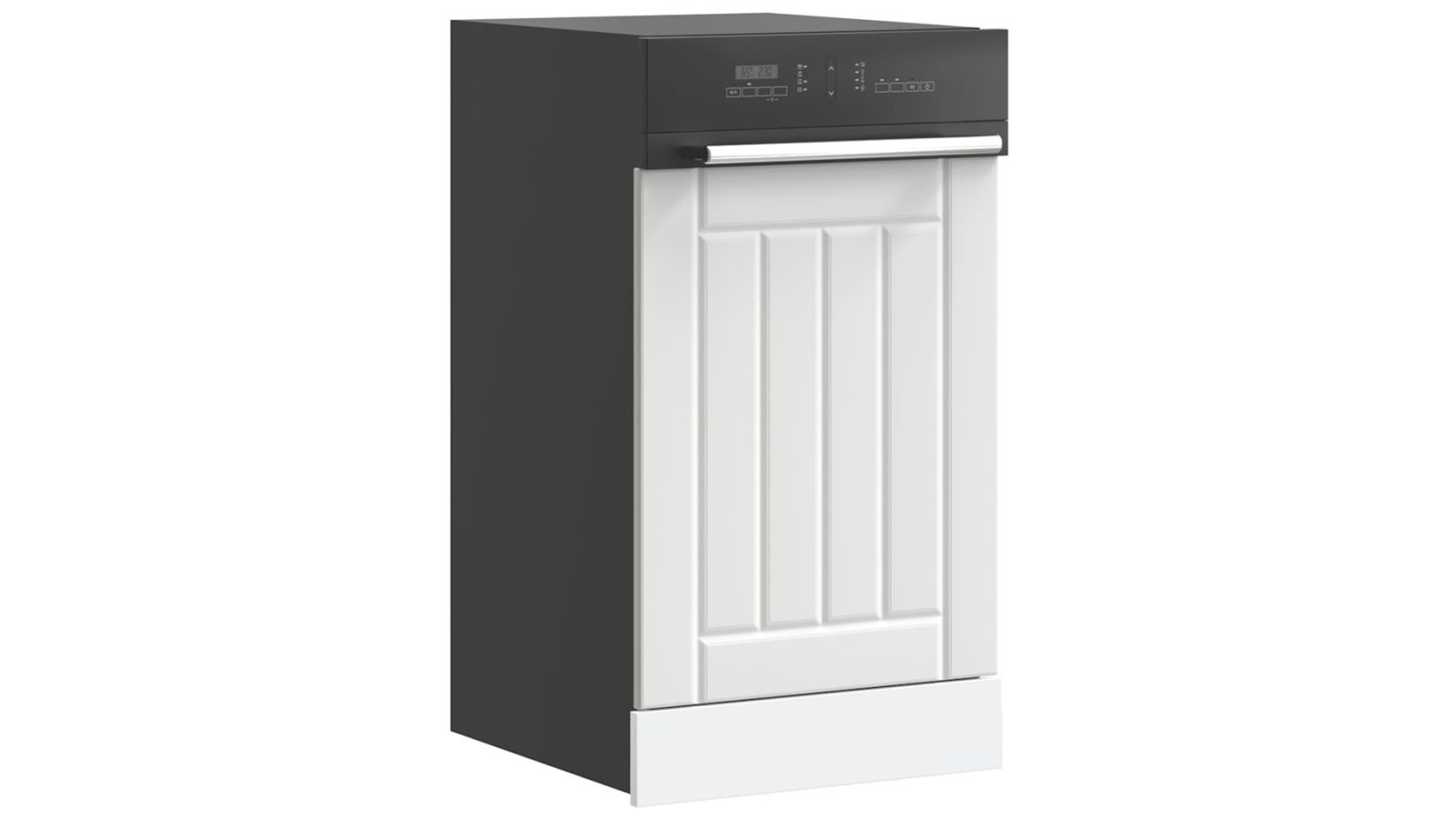 vidaXL 45 x 1.5 x 67cm Lucca Engineered Wood Dishwasher Panel - White
