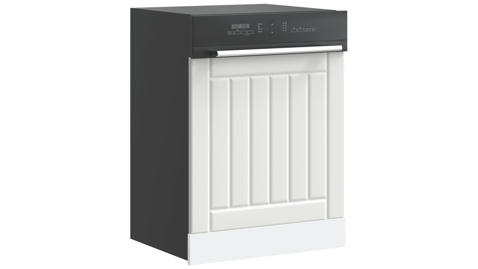 vidaXL 60 x 1.5 x 67cm Lucca White Engineered Wood Dishwasher Panel 