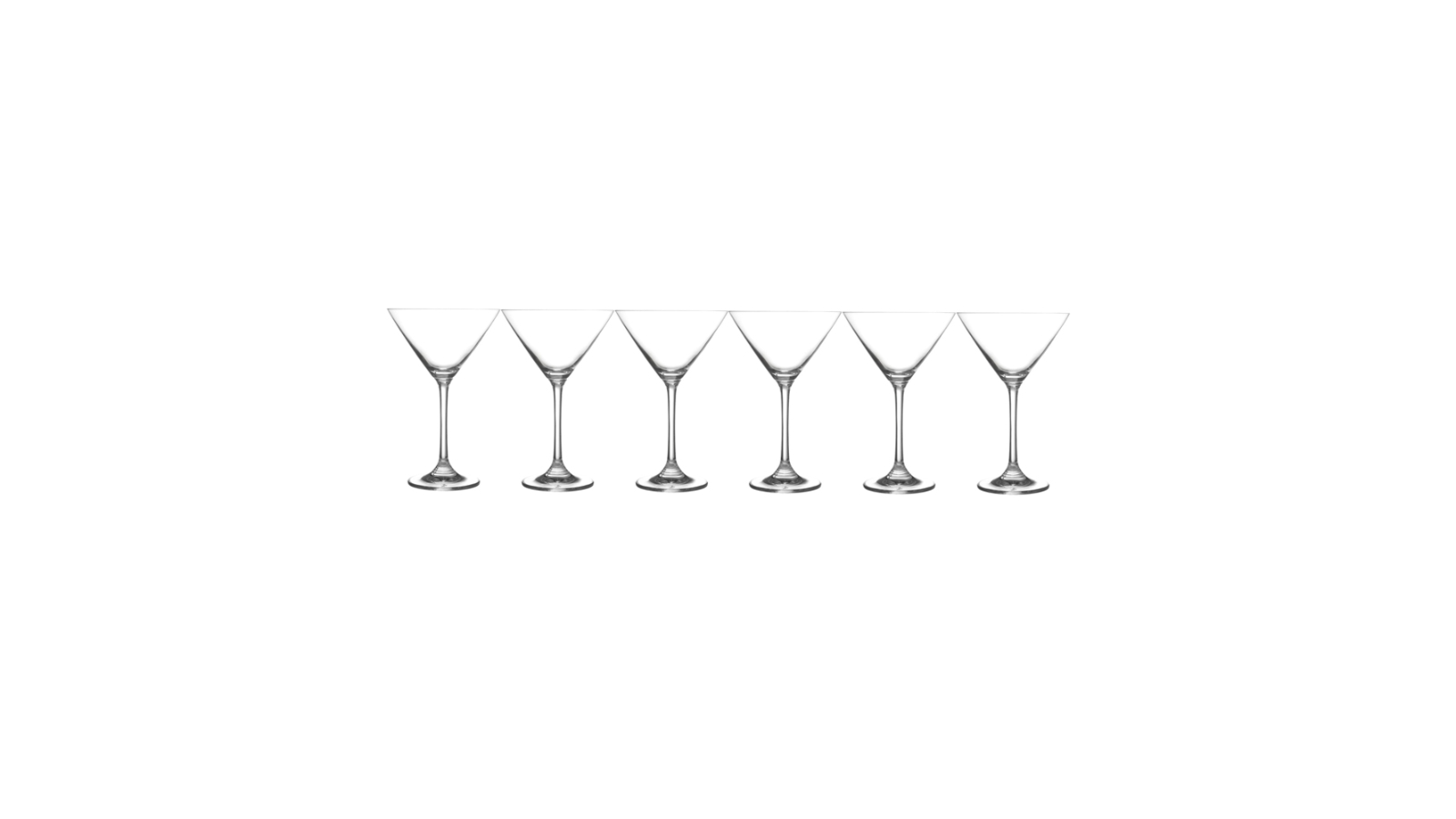 Maxwell and Williams Pack of 6 Manhattan Martini Glass - 285ml