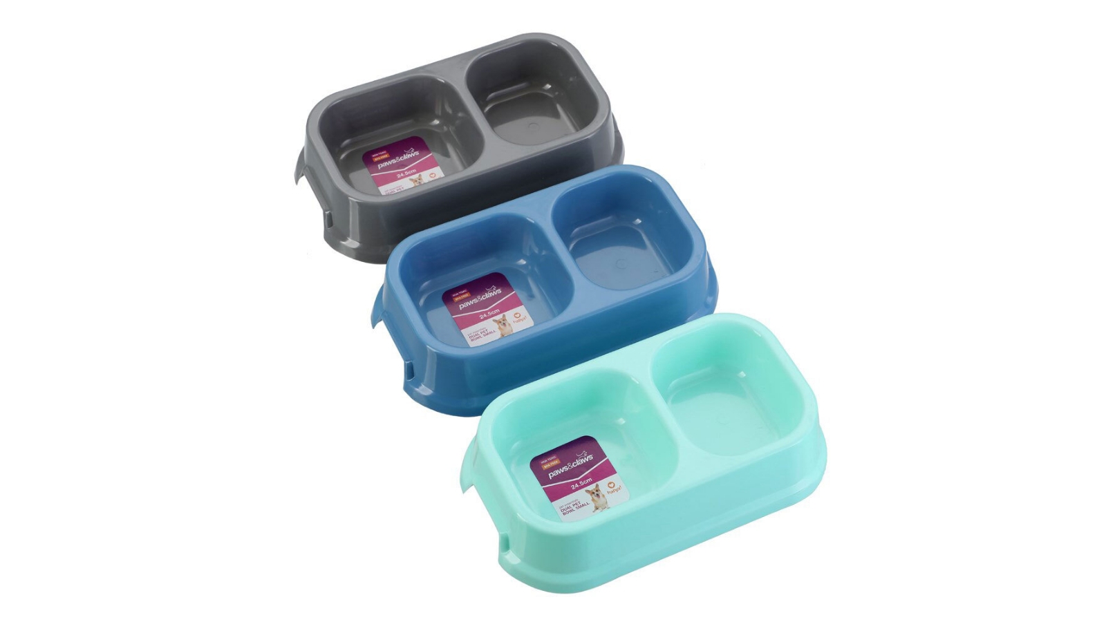 Paws and Claws Dual Assorted Small Square - Pack of 3