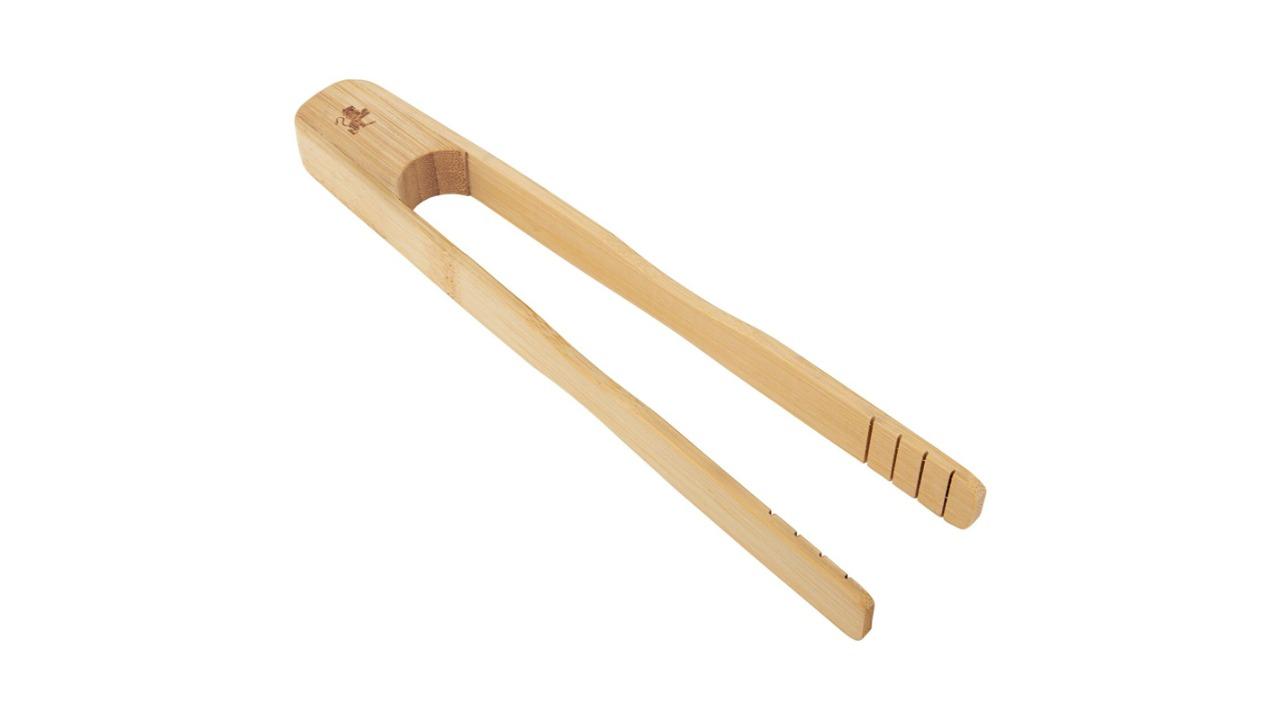 Maxwell and Williams Evergreen Bamboo Ergonomic Handle Toast Tong - 21cm