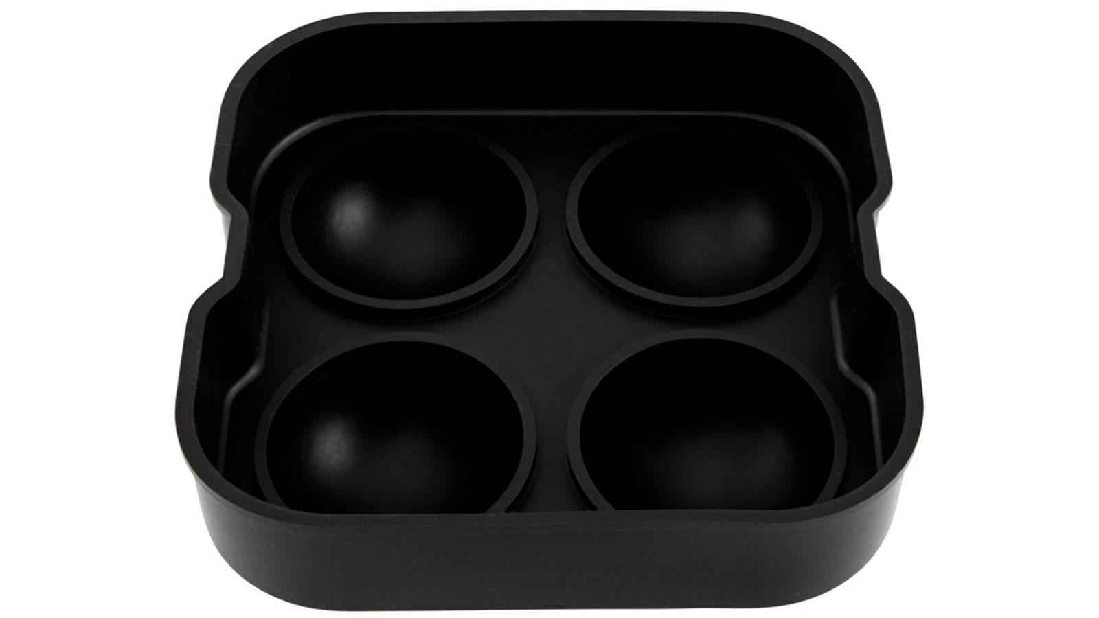 Maxwell and Williams Cocktail and Co. Ice Ball Tray Makes 4 Ice Balls - Black