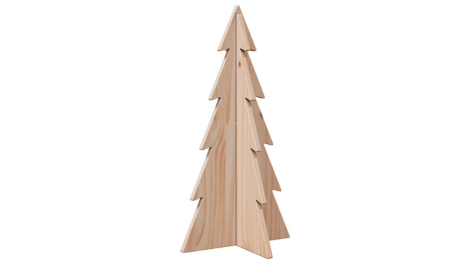vidaXL Solid Pine Wood Christmas Tree for Decoration