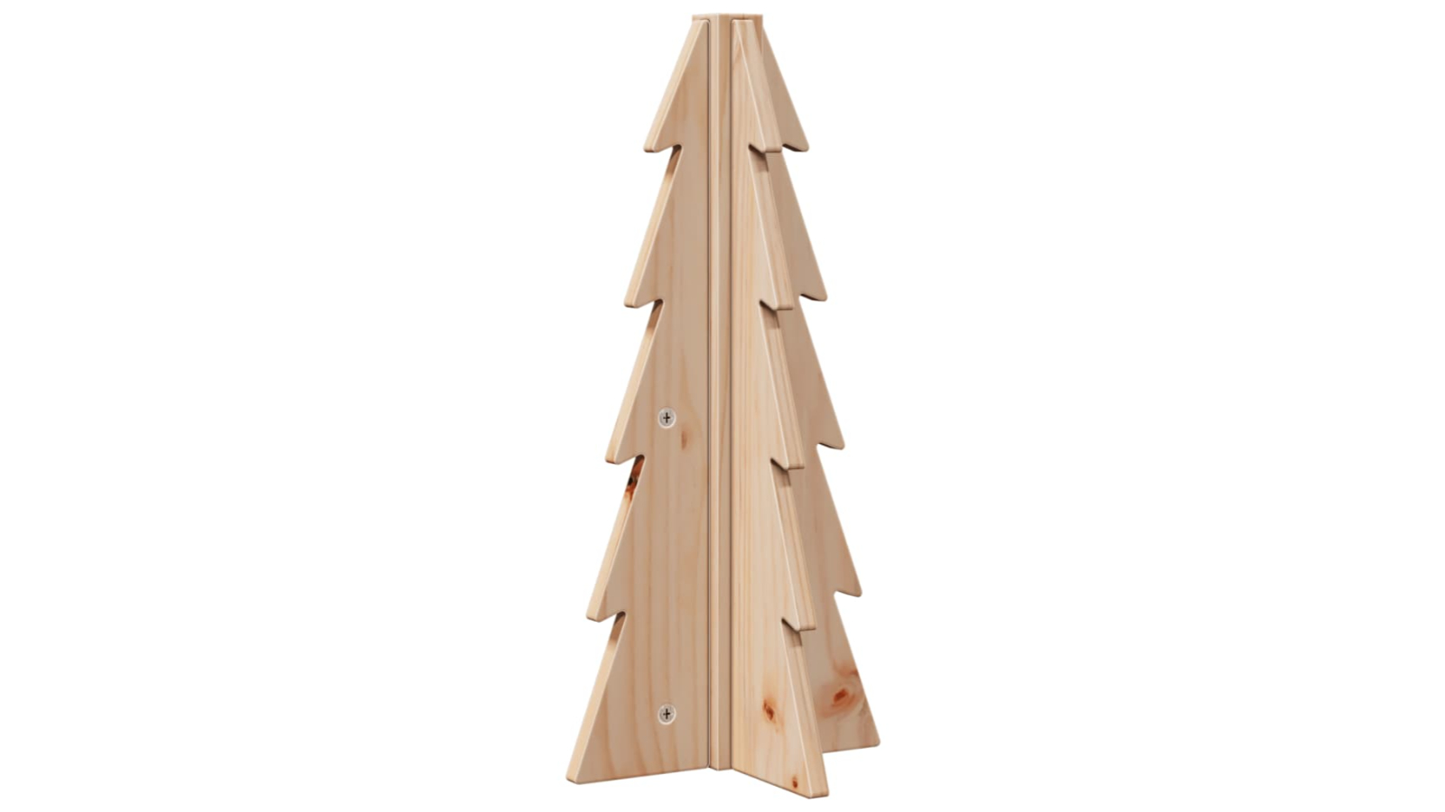 vidaXL Solid Pine Wood Christmas Tree for Decoration - 49cm