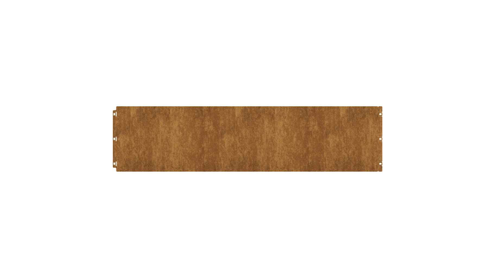 vidaXL 20 Piece Flexible Weathering Steel Lawn Edging - 25 x 103cm