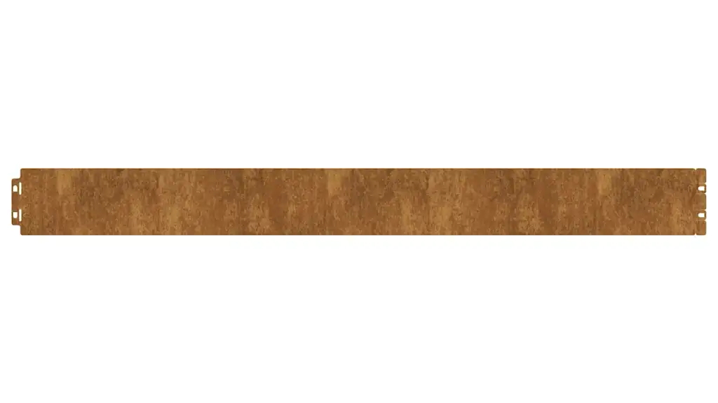 vidaXL 30-Piece Rusty Weathering Steel Lawn Edgings - 103 x 20cm