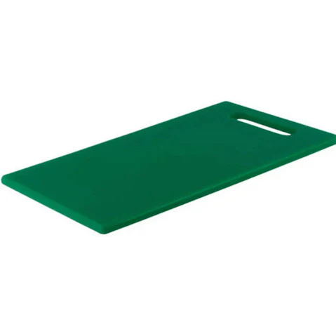 Chef Inox 25 x 40 x 1.3cm Handy Colour Coded Cutting Board With Handle - Green