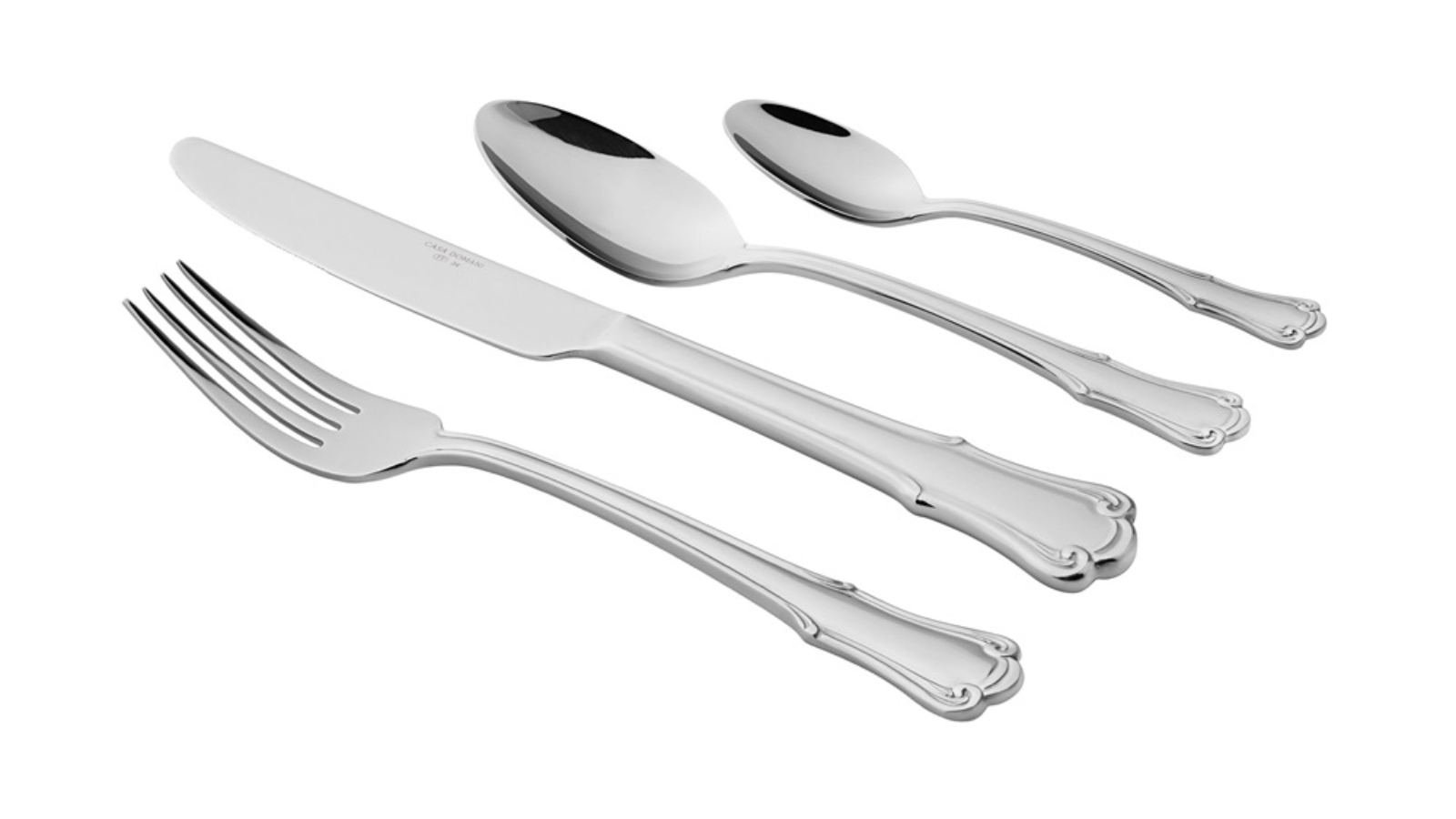 Casa Domani 24 Piece Stainless Steel Castello Cutlery Set with Gift Box