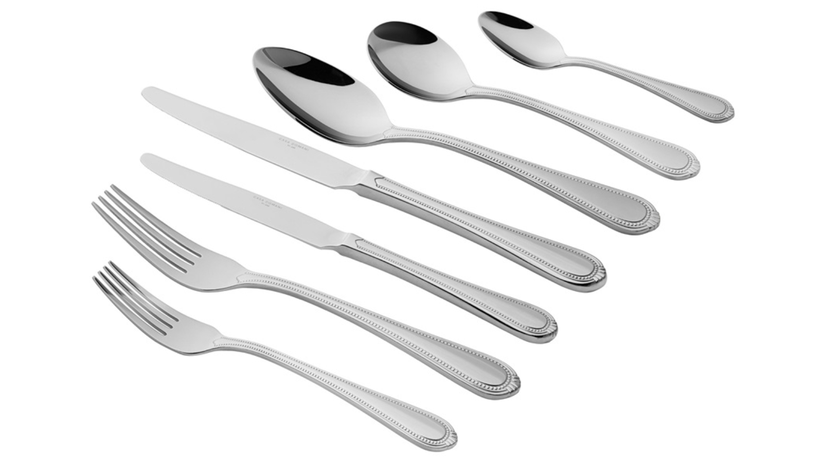 Casa Domani 56 Piece Stainless Steel Brocade Cutlery Set with Gift Box
