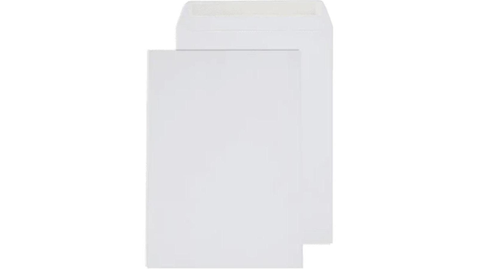 Cumberland 100gsm B4 Strip Seal Pocket Envelope - White