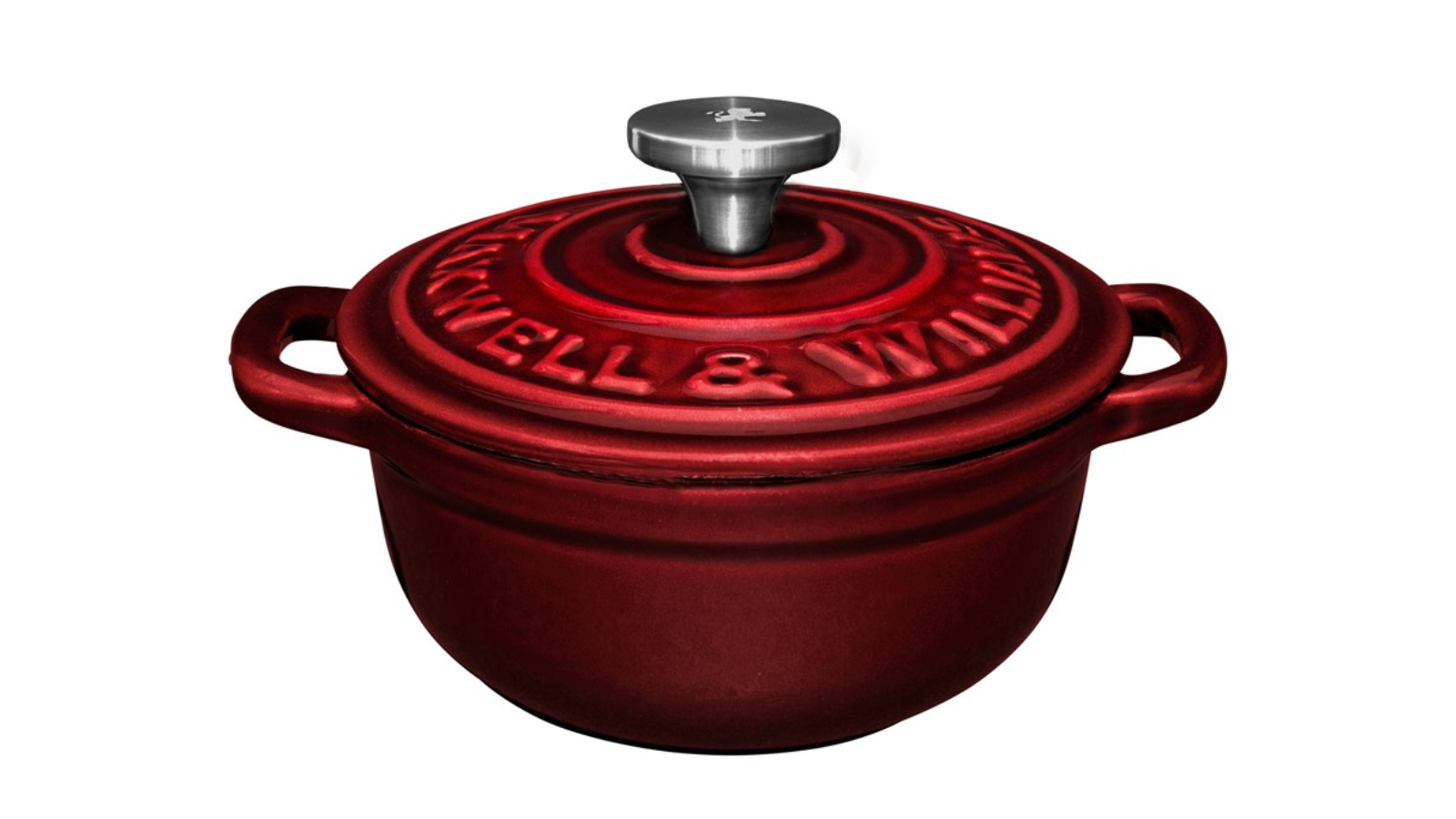 Maxwell and Williams Cookware Cast Iron Cocotte with Gift Box - Merlot