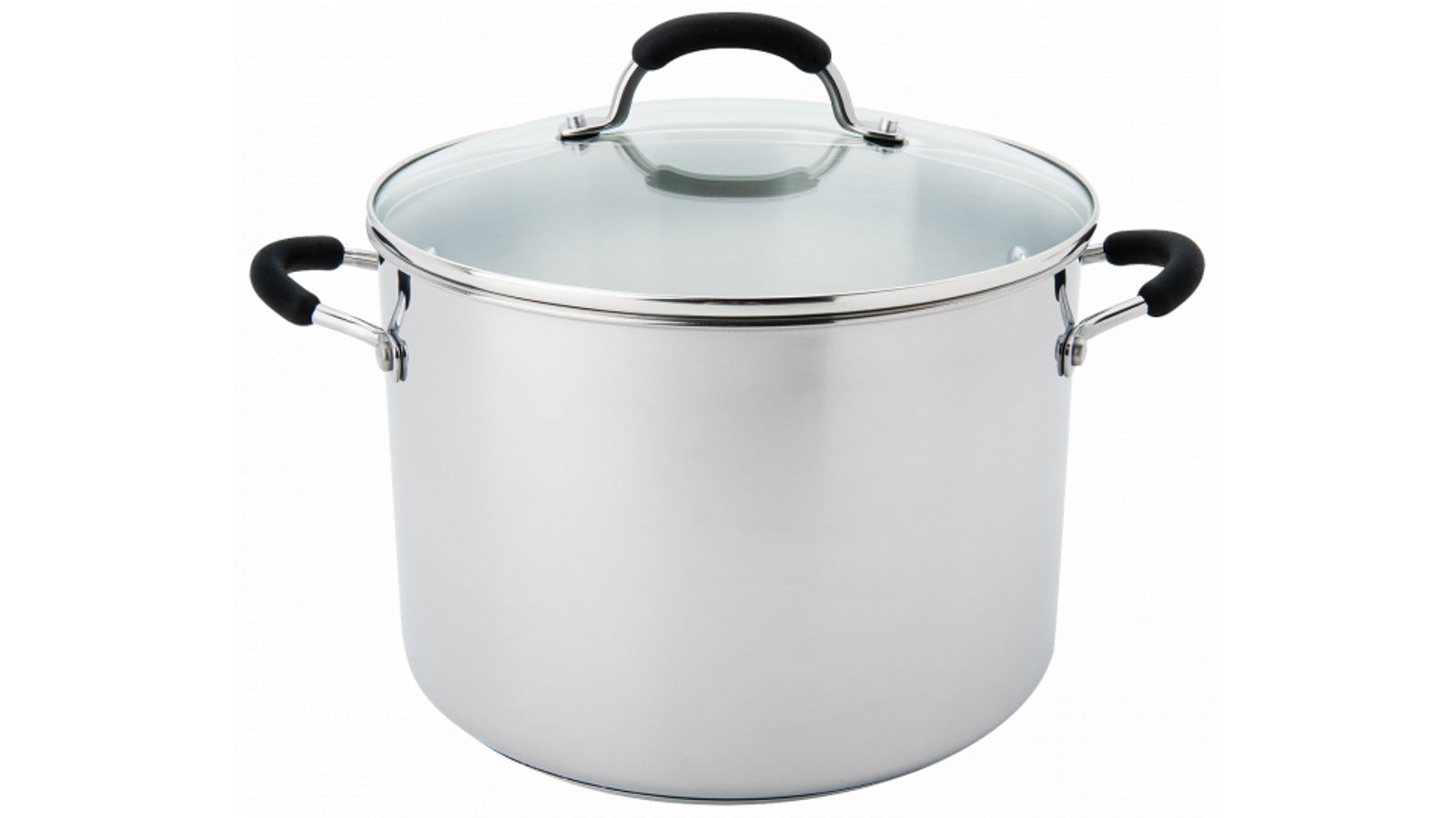 Raco 26cm/9.5L Contemporary Non Stick Surface Stainless Steel Covered Stockpot