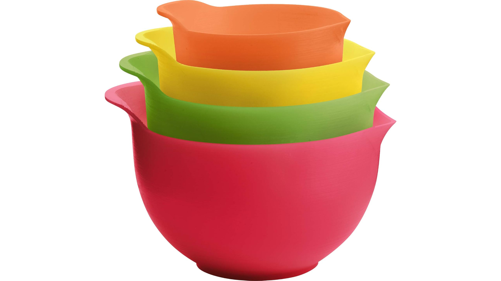 Trudeau Set of 4 Dishwasher Safe Measuring Cup Mini Bowl - Multi-Coloured