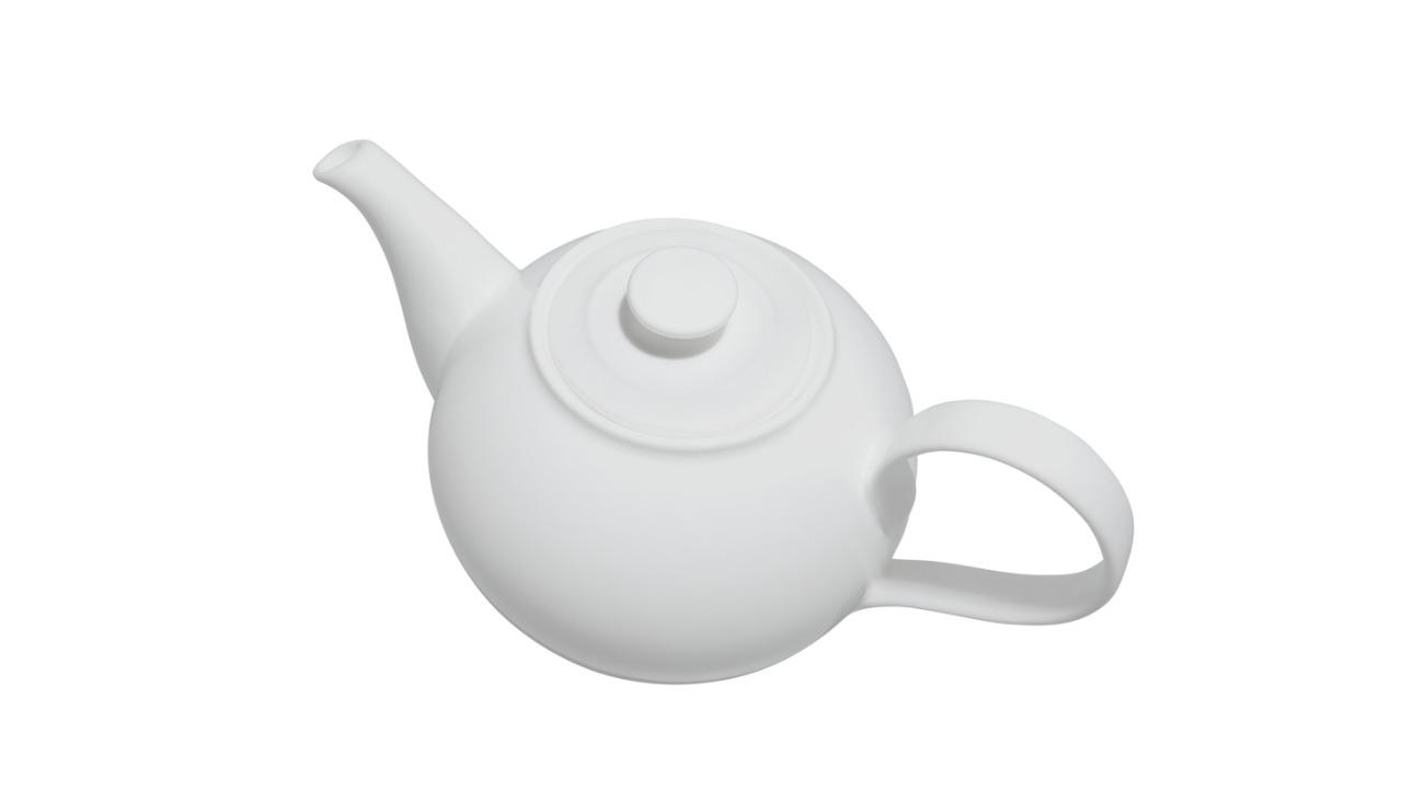 Maxwell and Williams Elegant Cashmere Round Fine Bone China Teapot - 1 Litre