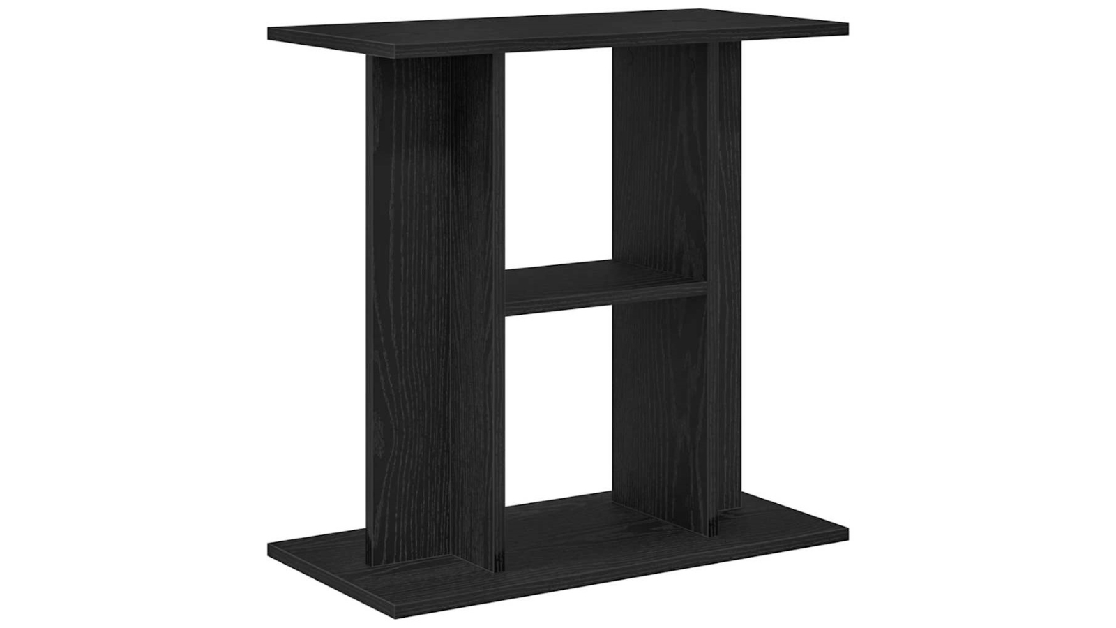 vidaXL 60 x 30 x 60cm Engineered Wood Aquarium Stand - Black/Oak