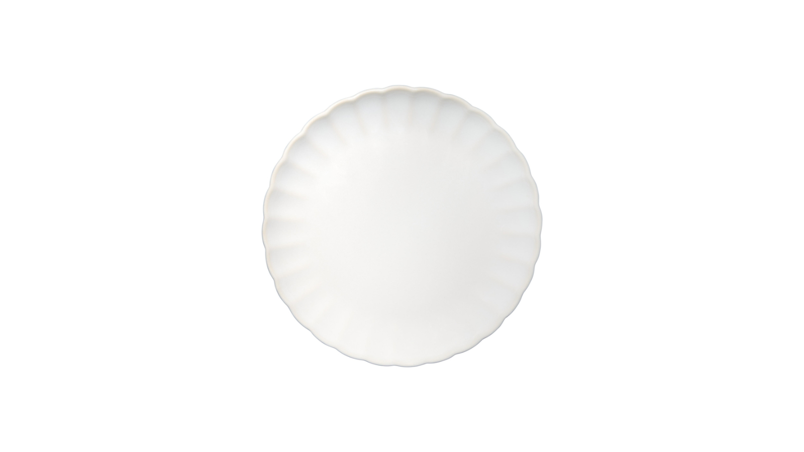Casa Domani 20cm Solare Durable Porcelain Stoneware Plate Collection - Cream