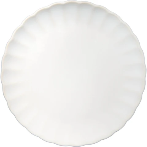 Casa Domani 20cm Solare Durable Porcelain Stoneware Plate Collection - Cream