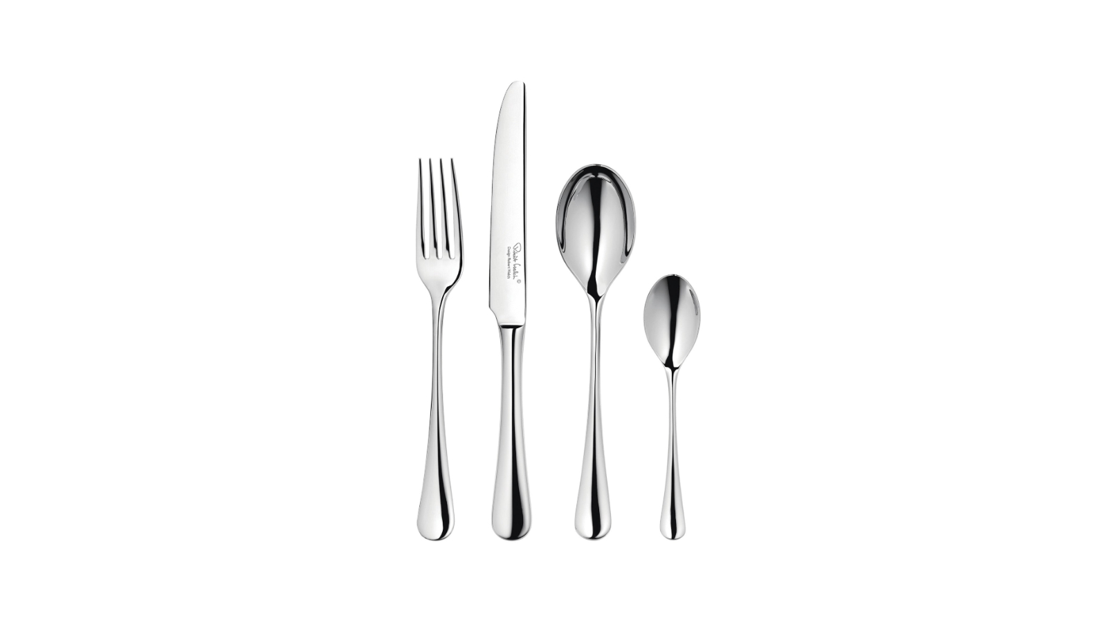 Robert Welch 24 Piece Radford Cutlery Set Elegant Dinnerware - Stainless Steel
