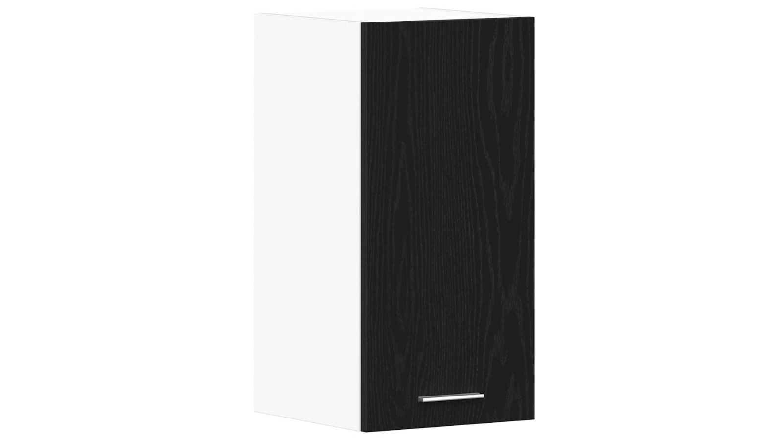 vidaXL Engineered Wood Black Oak Hanging Cabinet - 30 x 31 x 60cm